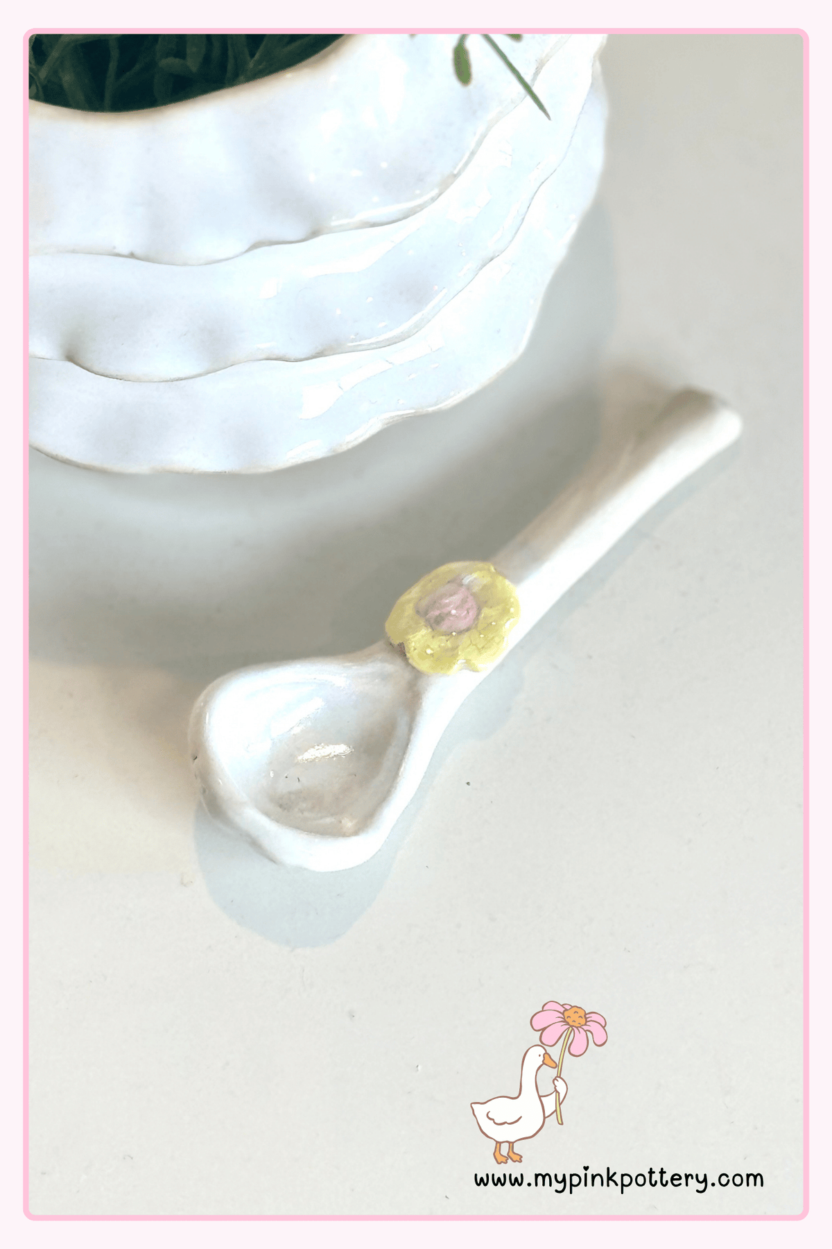 Daisy Organic Stoneware Spoon