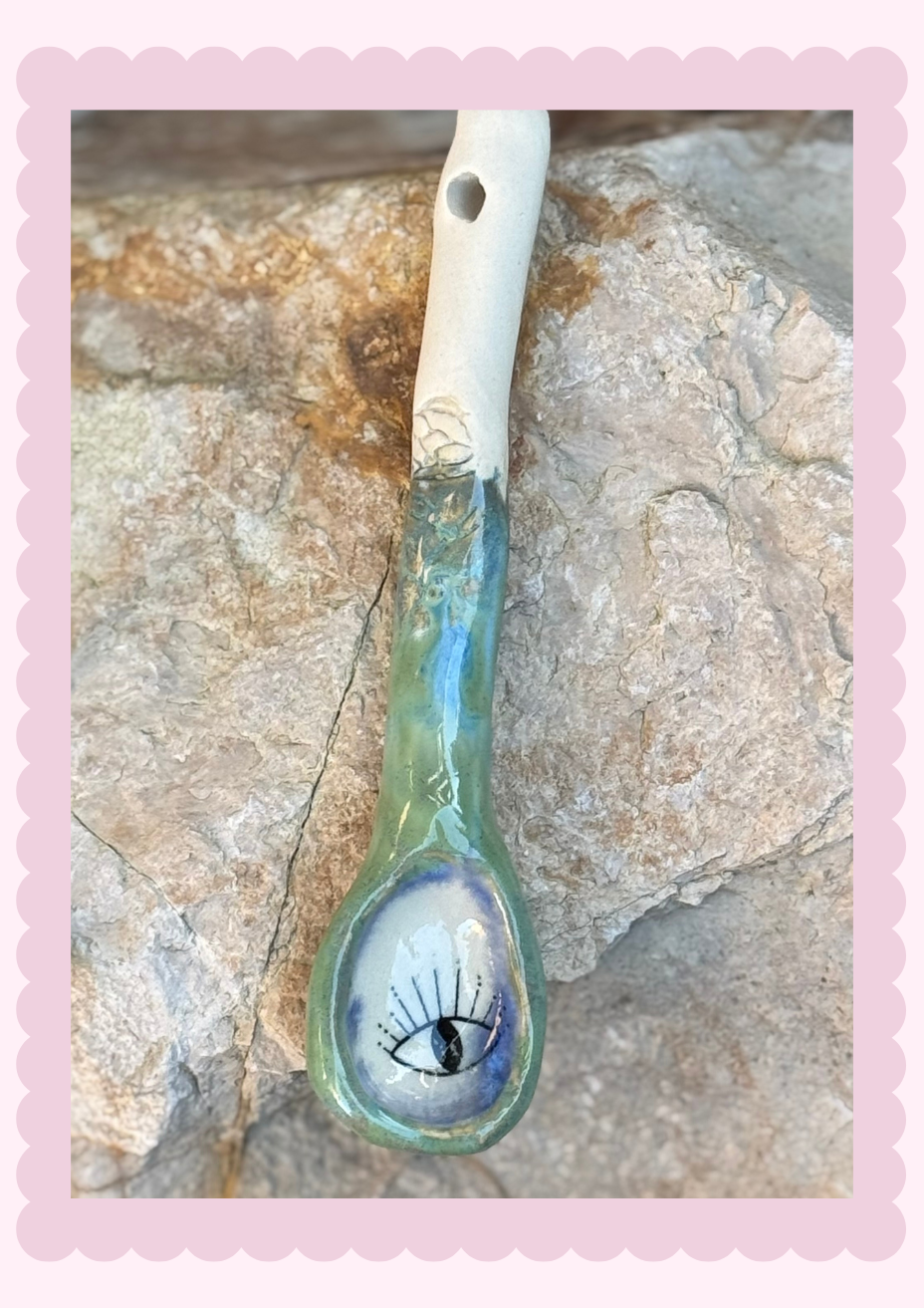 Eye to the Soul_Pottery Spoon