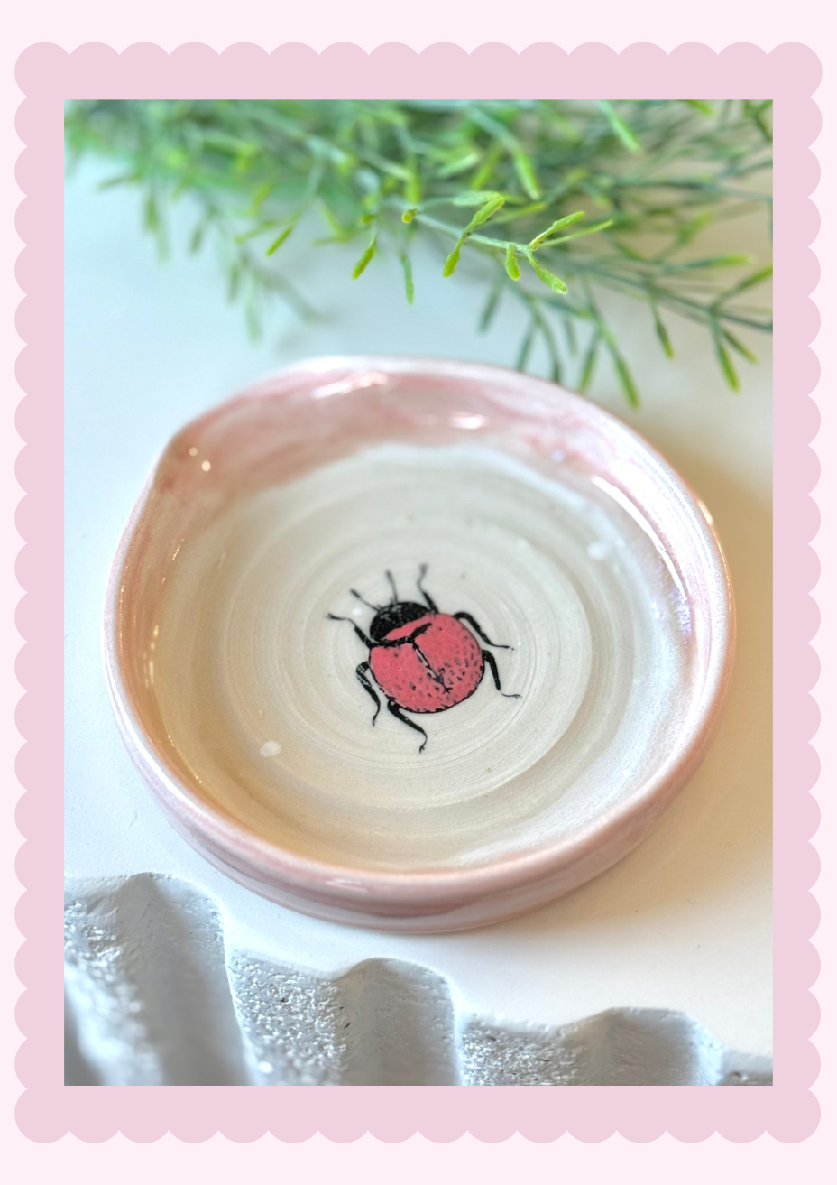 Spoon Rests_ Pink Bug