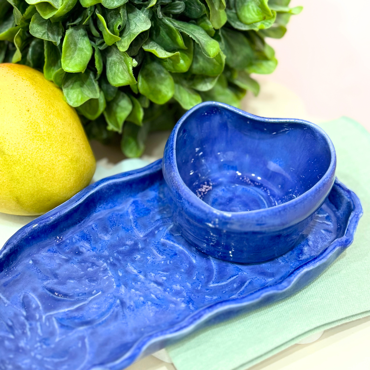 Sweet Heart Bowl - Blue Violet