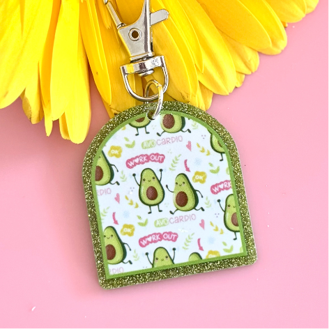 Avocado keychain_Shaped keychains
