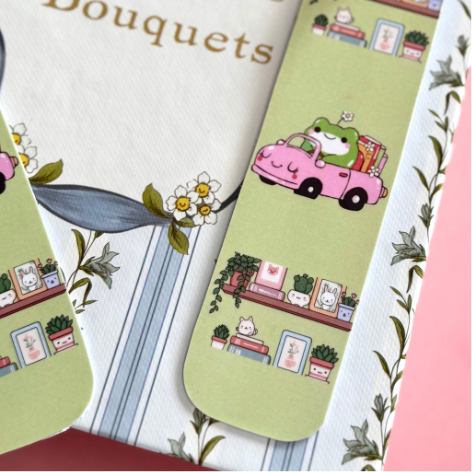 Beep Beep Frog_Ribbon Book Marks