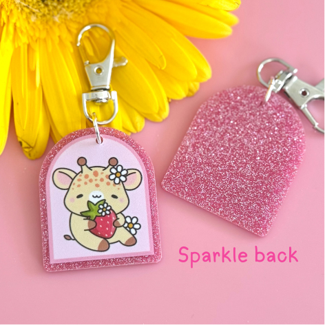Berry Giraffe Arch_Shaped keychains