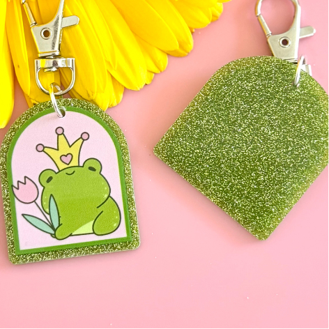 Frog Queen_Shaped keychains
