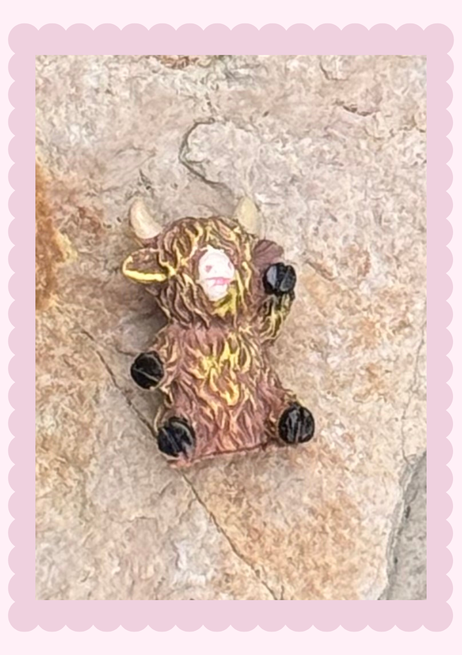 Baby Highland cow_Fridge Magnet