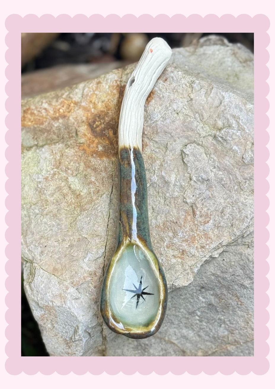 Star light_Pottery Spoon