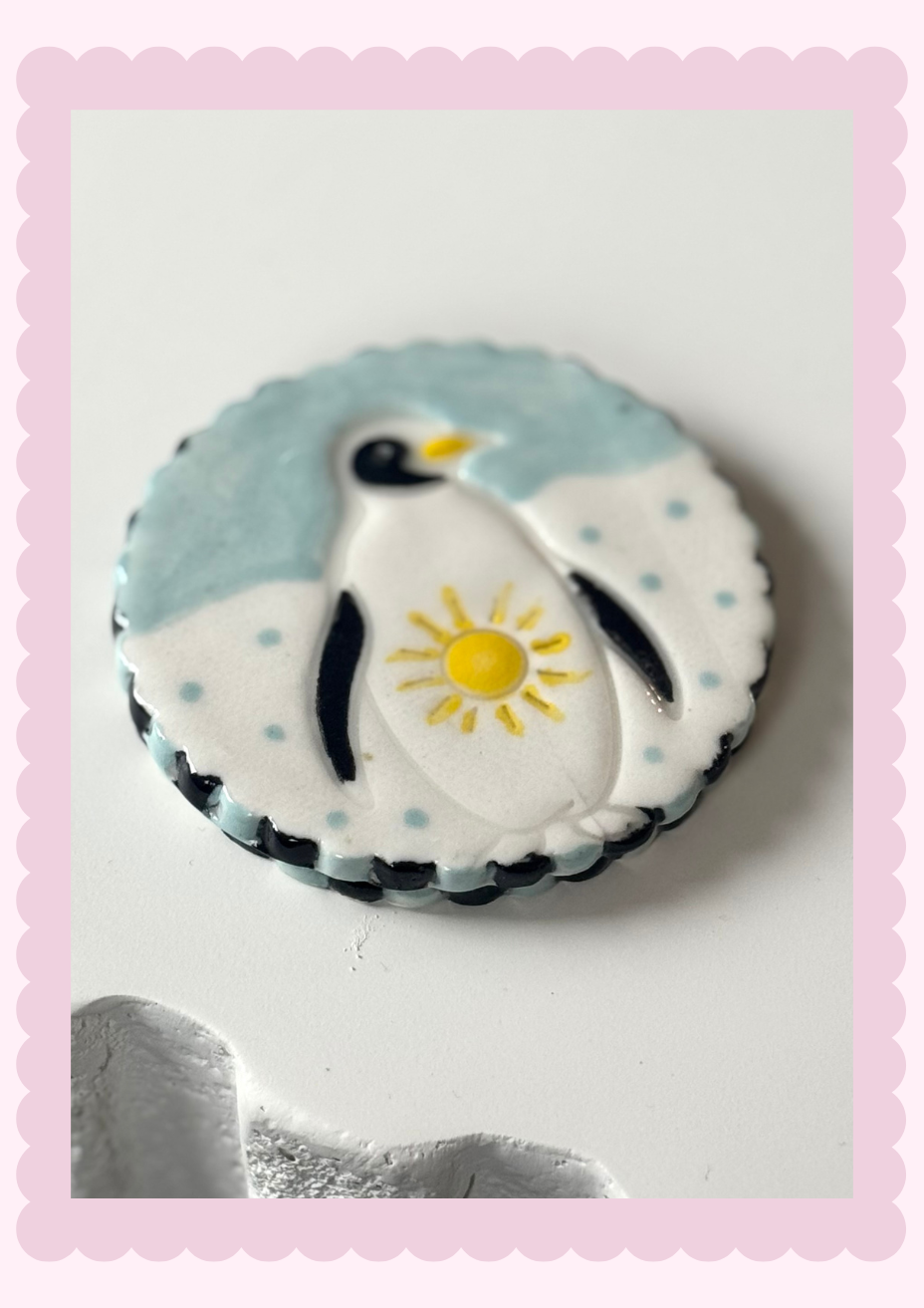 Penguin Coaster Round