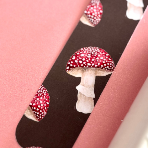 Wild Mushies_Ribbon Book Marks