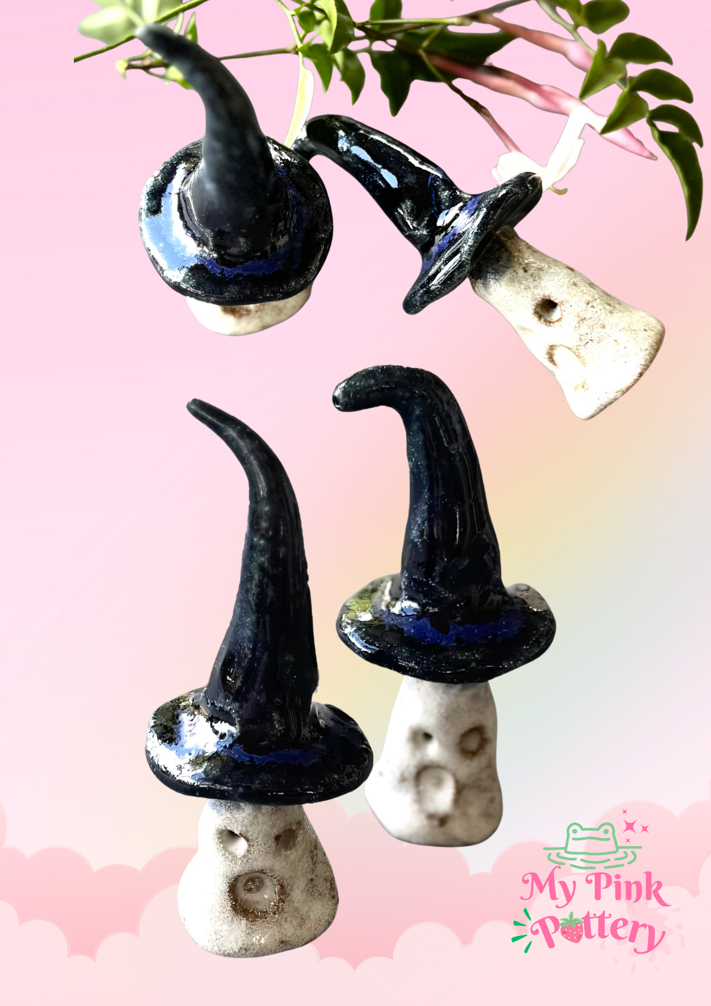 Sweet Mushies - Witch Hat Mushie(Stoneware)