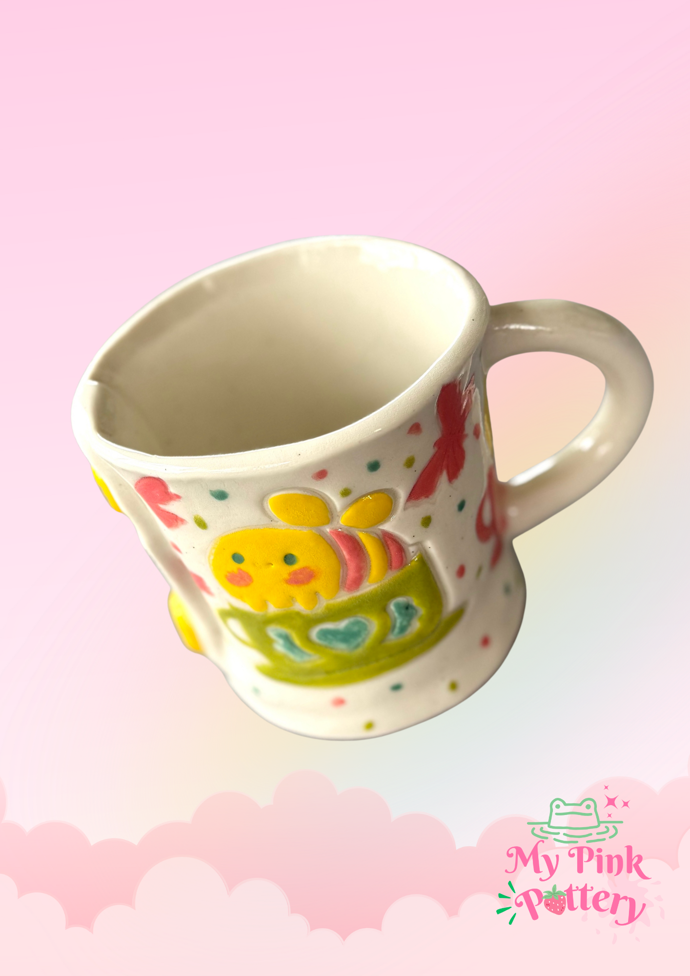 Bumble bee Beautiful_ Hand Made Jacket mug