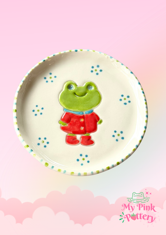 Raincoat Froggy Plate