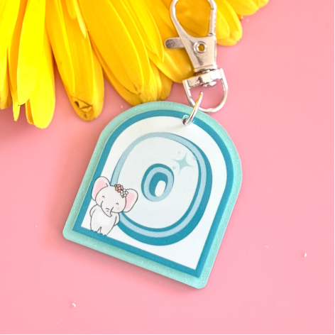 Leter O keychain_Shaped keychains