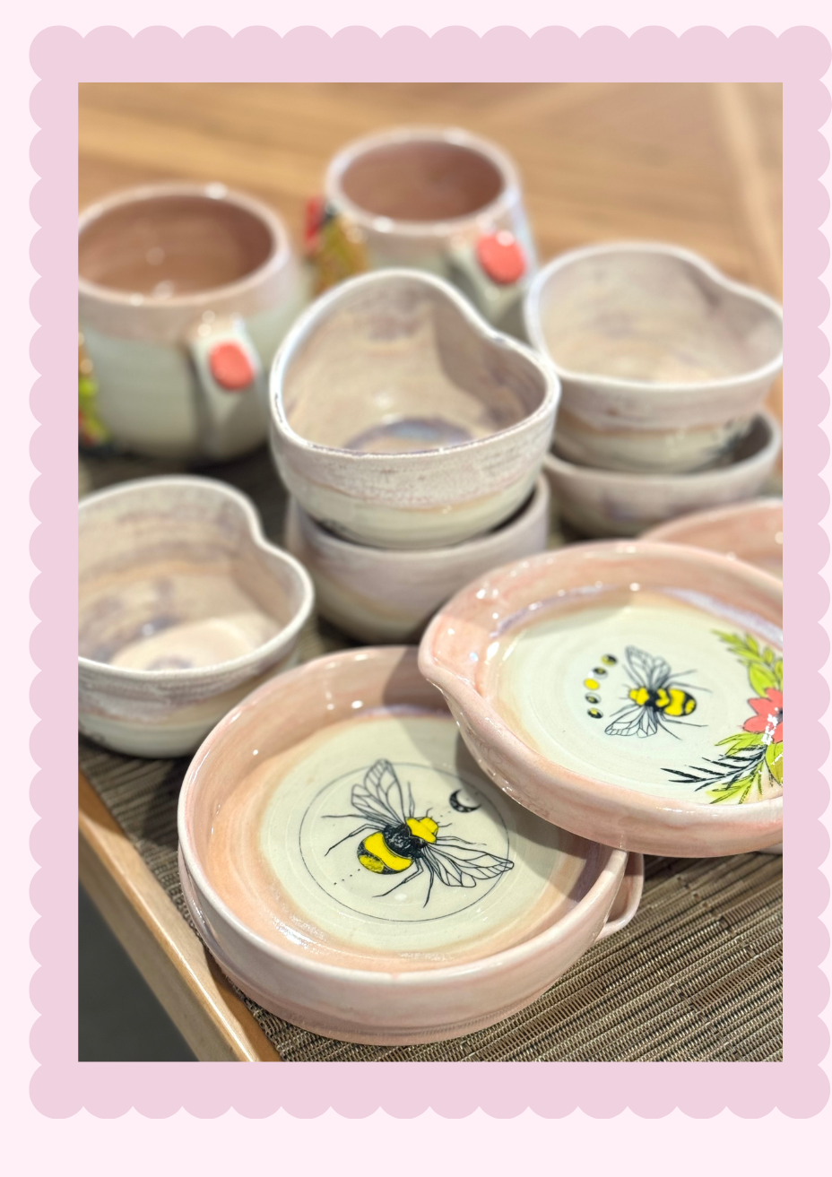 Spoon Rests_ Pink Moon Bee