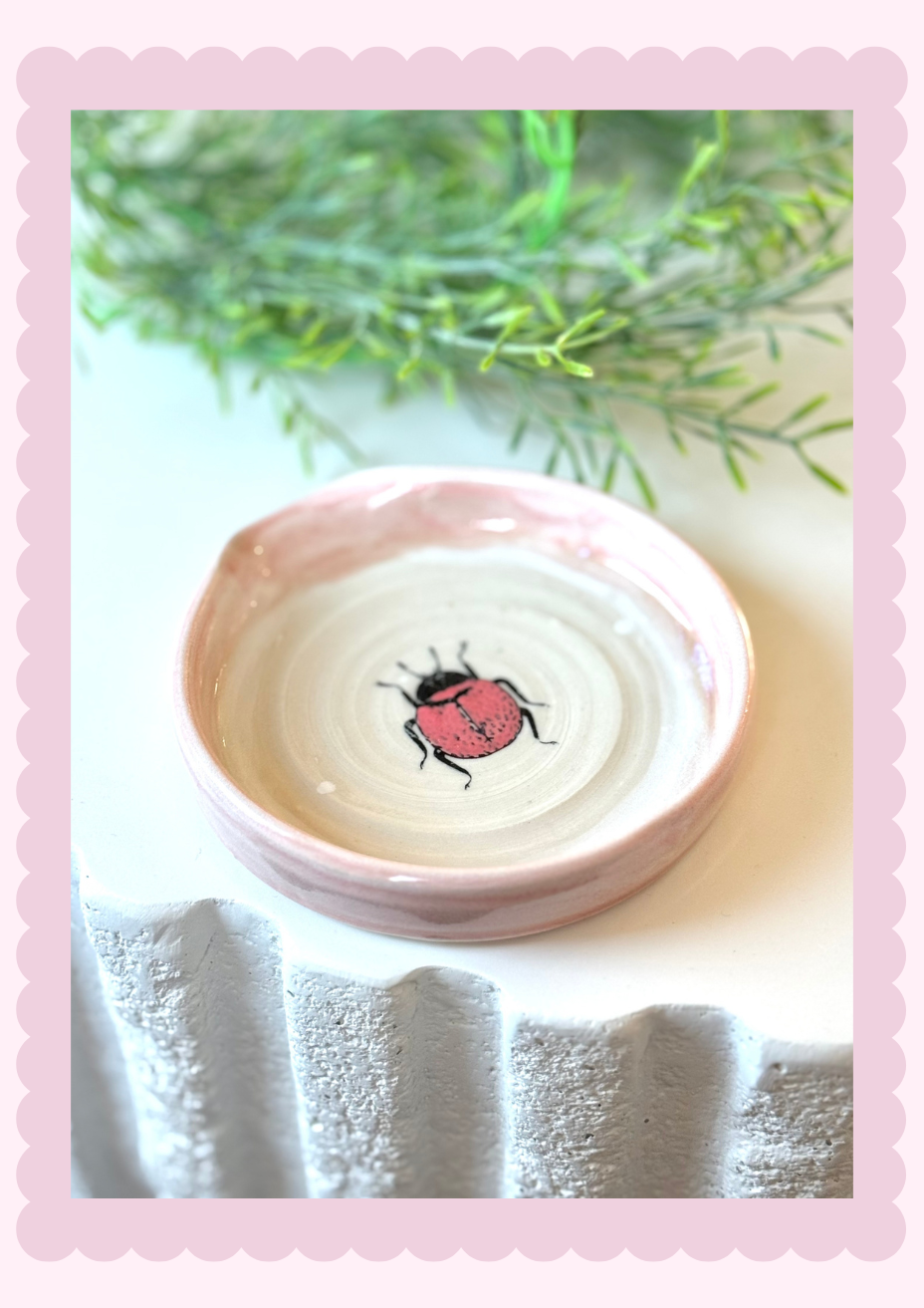 Spoon Rests_ Pink Bug
