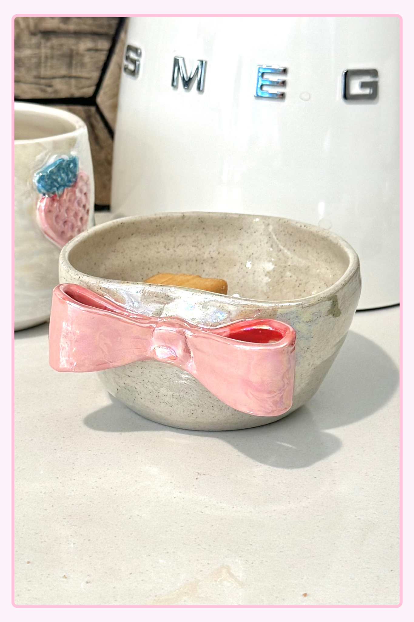 Sweet Love bowl_Speckle vintage cream