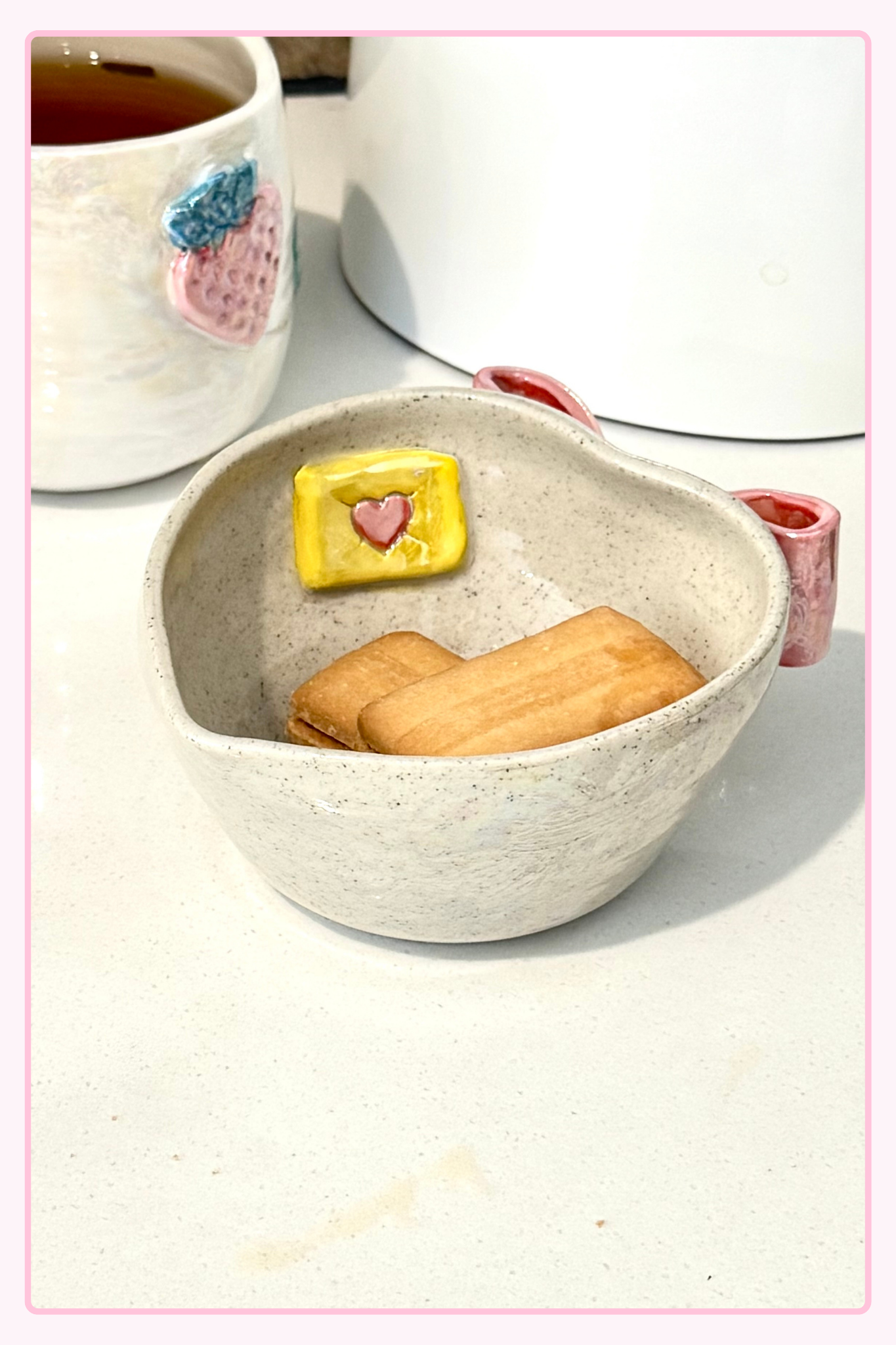 Sweet Love bowl_Speckle vintage cream
