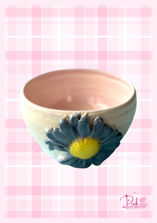 Daisy May small bowl - Blue yellow