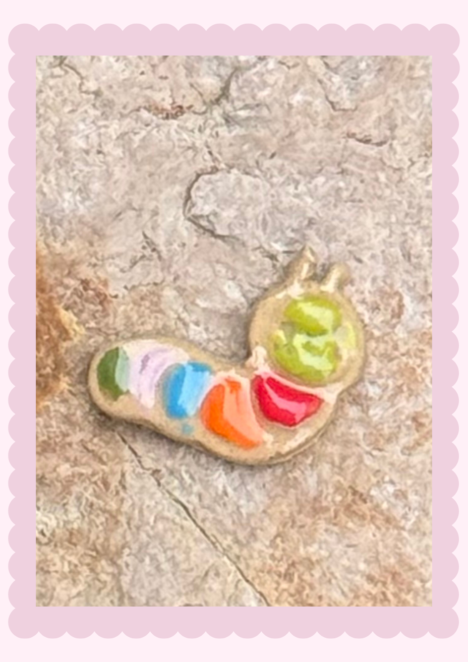 Magnets_Rainbow piller (brown clay)