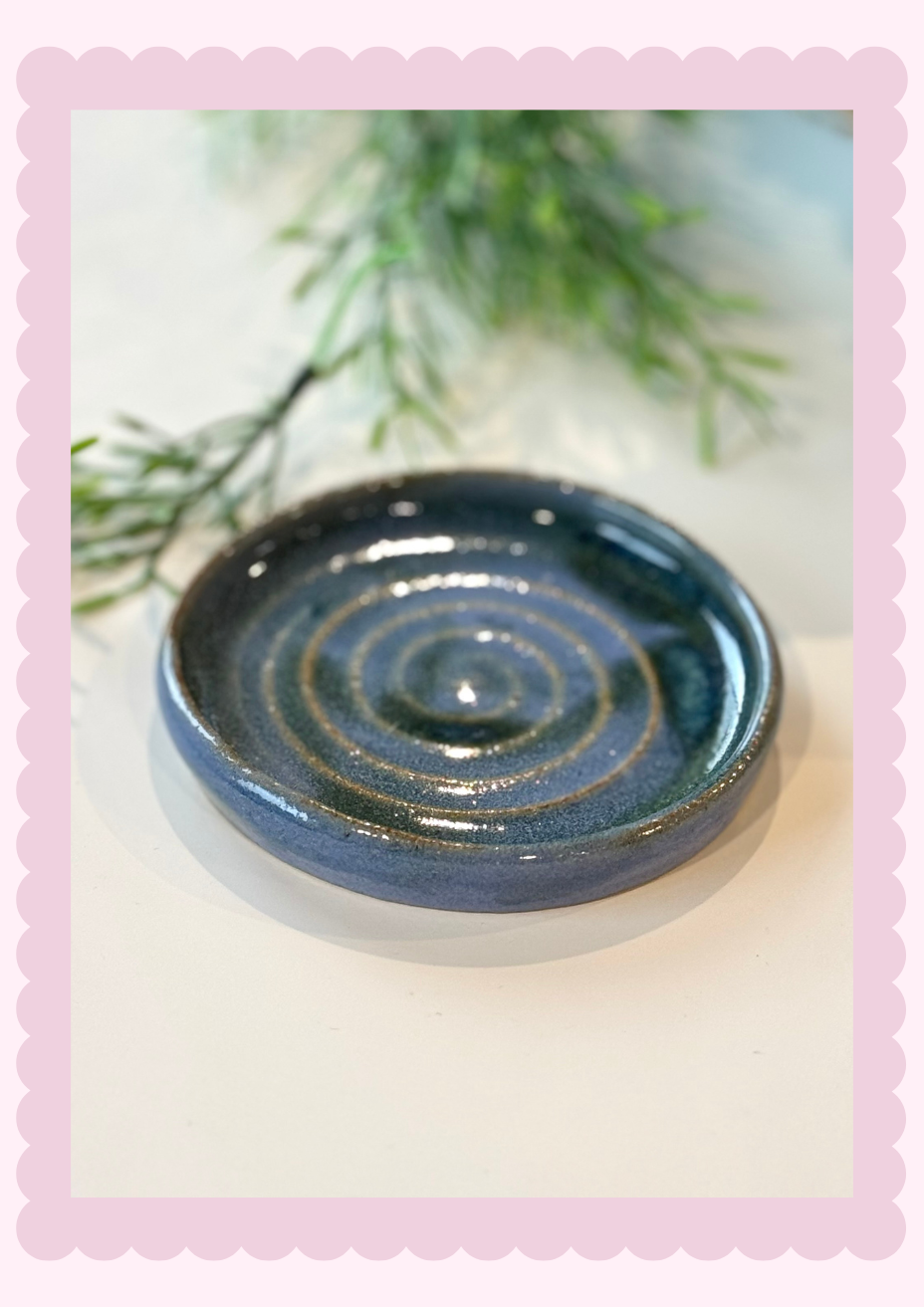 Oil Blue Jewellery Dish