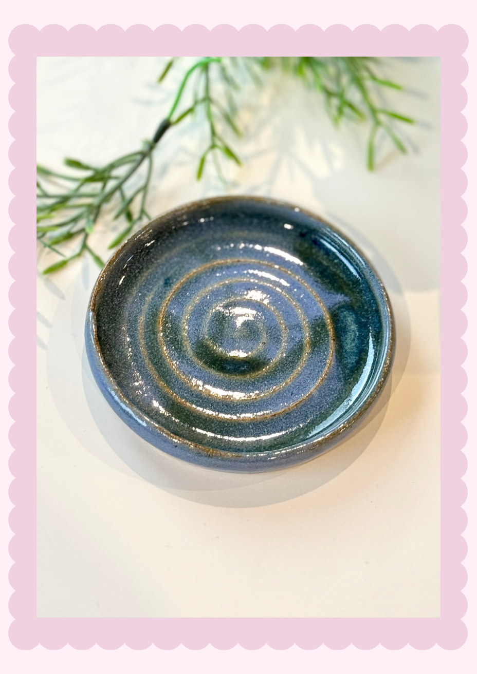 Oil Blue Jewellery Dish