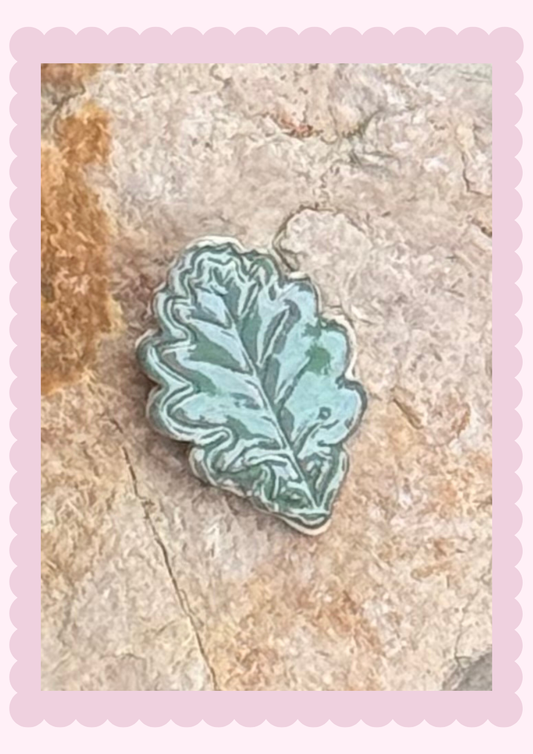 Magnets_Forrest green oak leaf