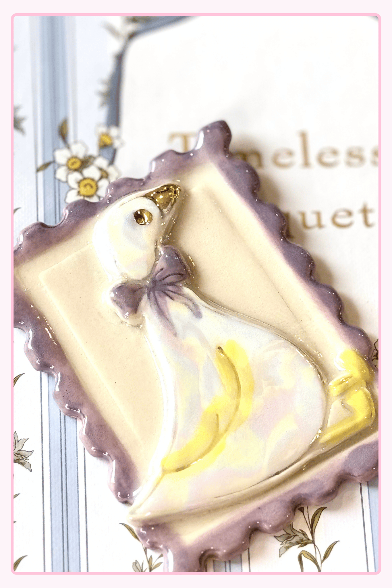 Goose Picnic_Cute decorative goose stamp book display