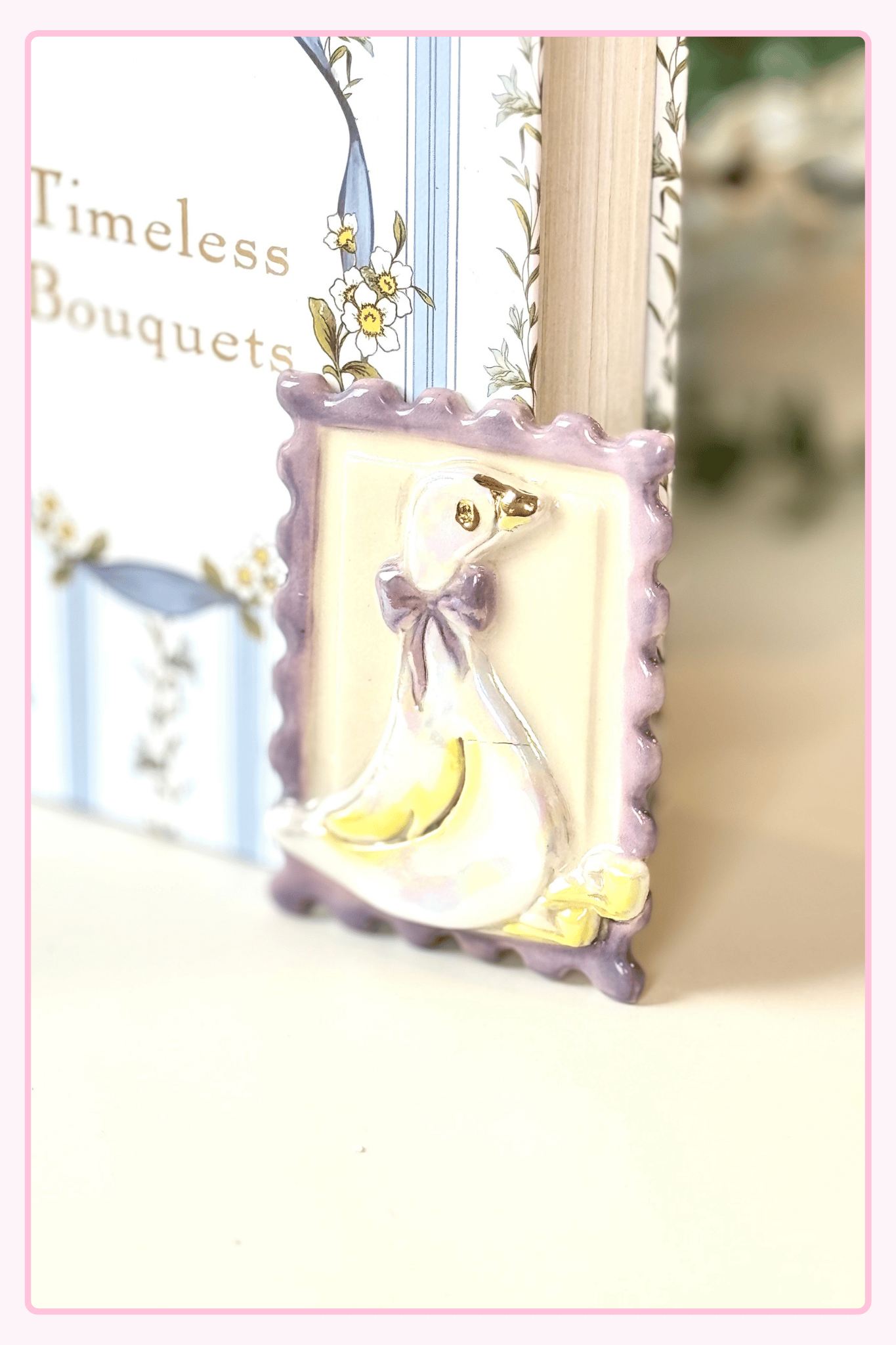 Goose Picnic_Cute decorative goose stamp book display