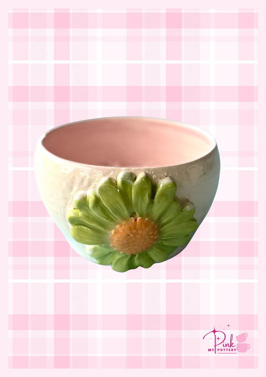 Daisy May small bowl - Lime Yellow