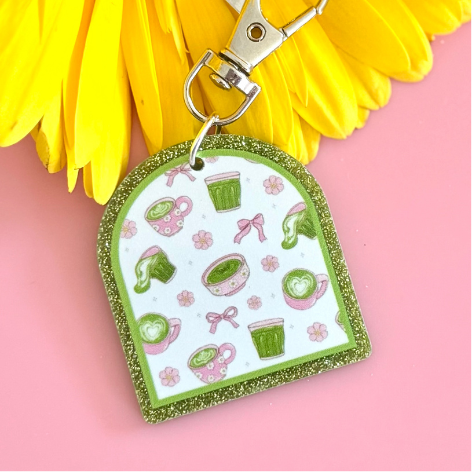 Matcha Arch_Shaped keychains