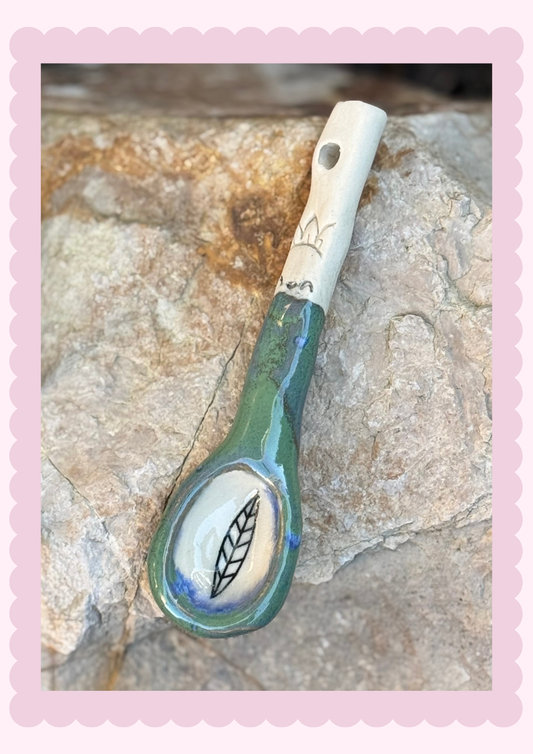 Magical Feather_Pottery Spoon