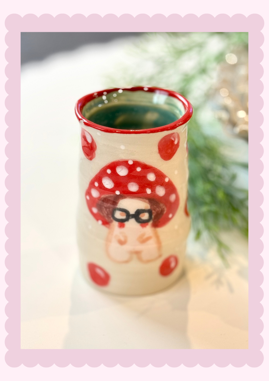 Fun Mushroom vase