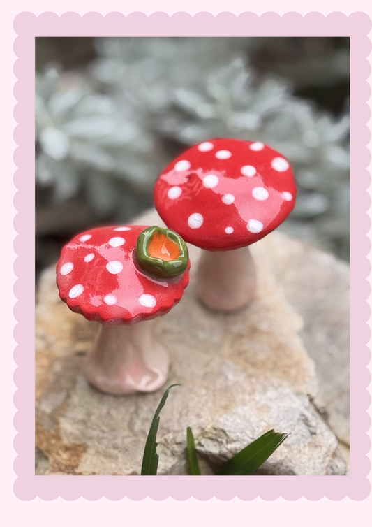 Red Garden Mushies