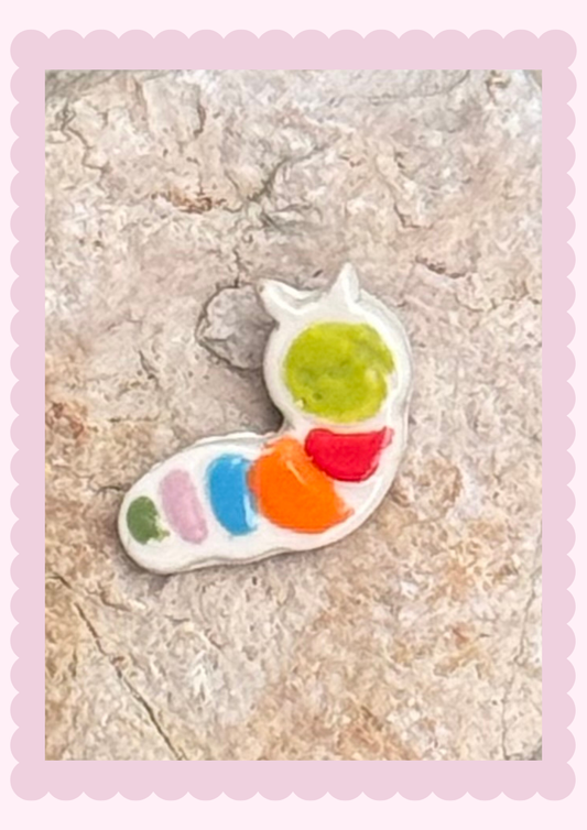 Magnets_Rainbow piller (white clay)