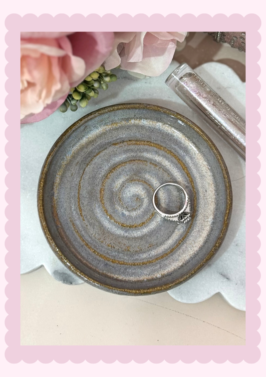 Lilac Brown jewellery tray
