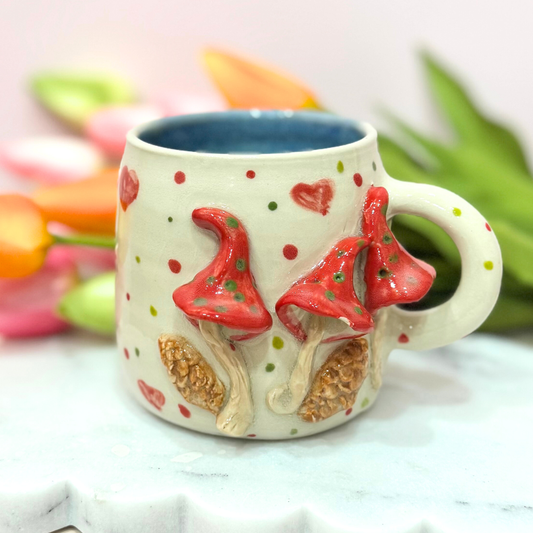 Wild Mushie  Mug_ Stoneware