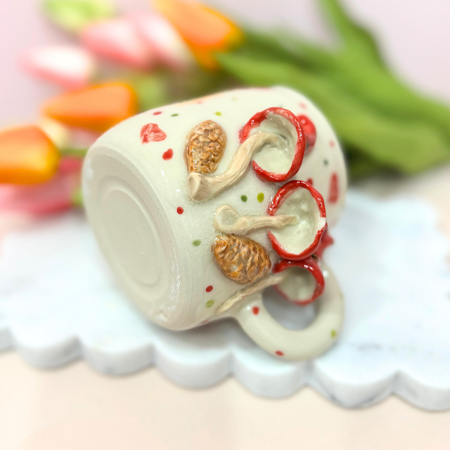 Wild Mushie  Mug_ Stoneware