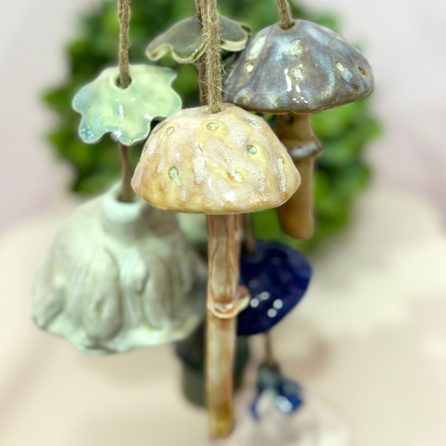 Wind Chimes_ Peach Hanging much chime